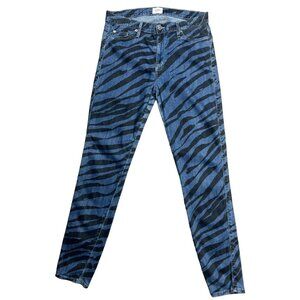 Hudson Jeans Super Skinny Zebra Striped Size 30